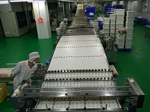 Automatic Paper Cup Loading System For Cookies